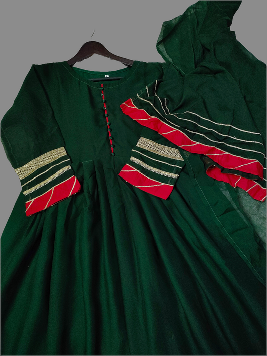 Chiffon 2pc green