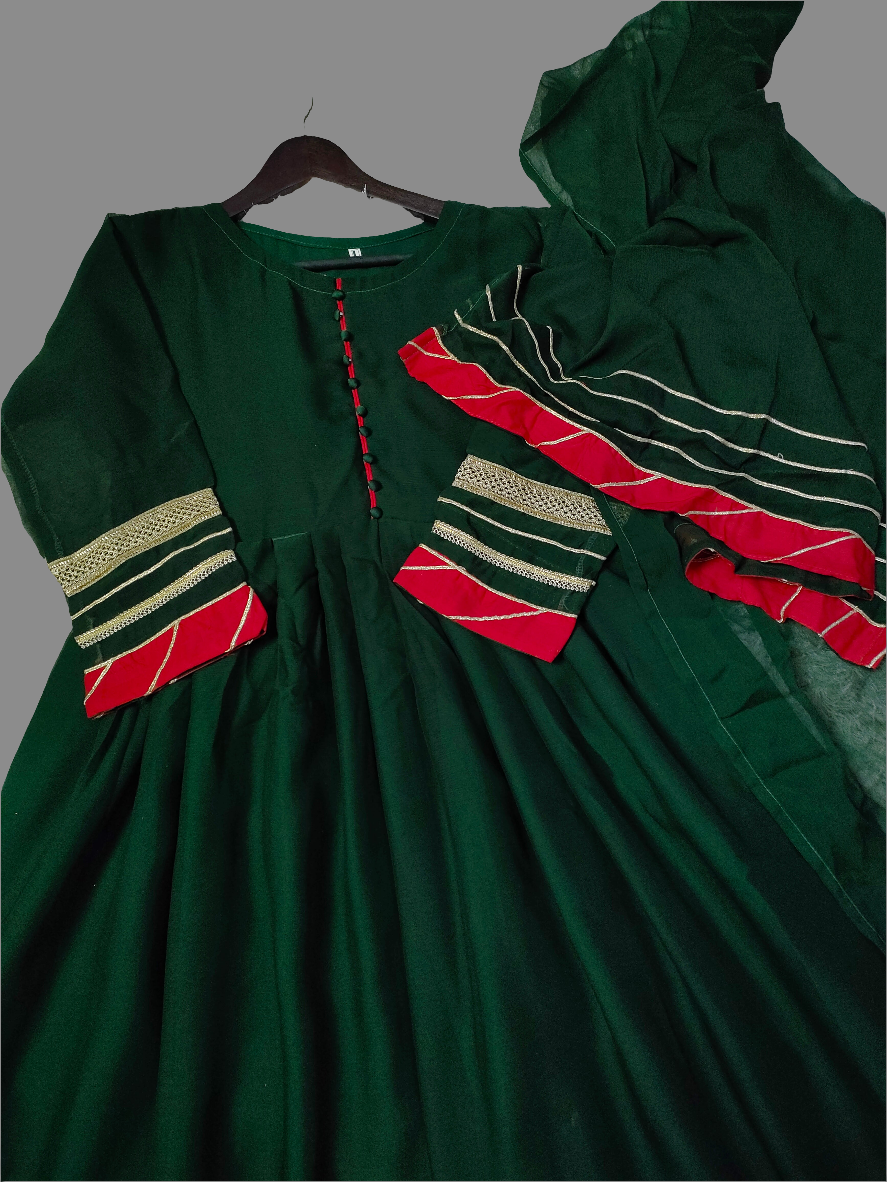 Chiffon 2pc green