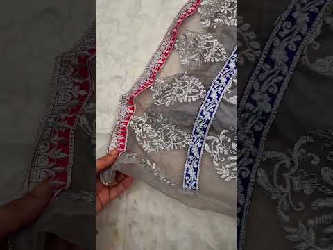 3pc fancy embroidered dress