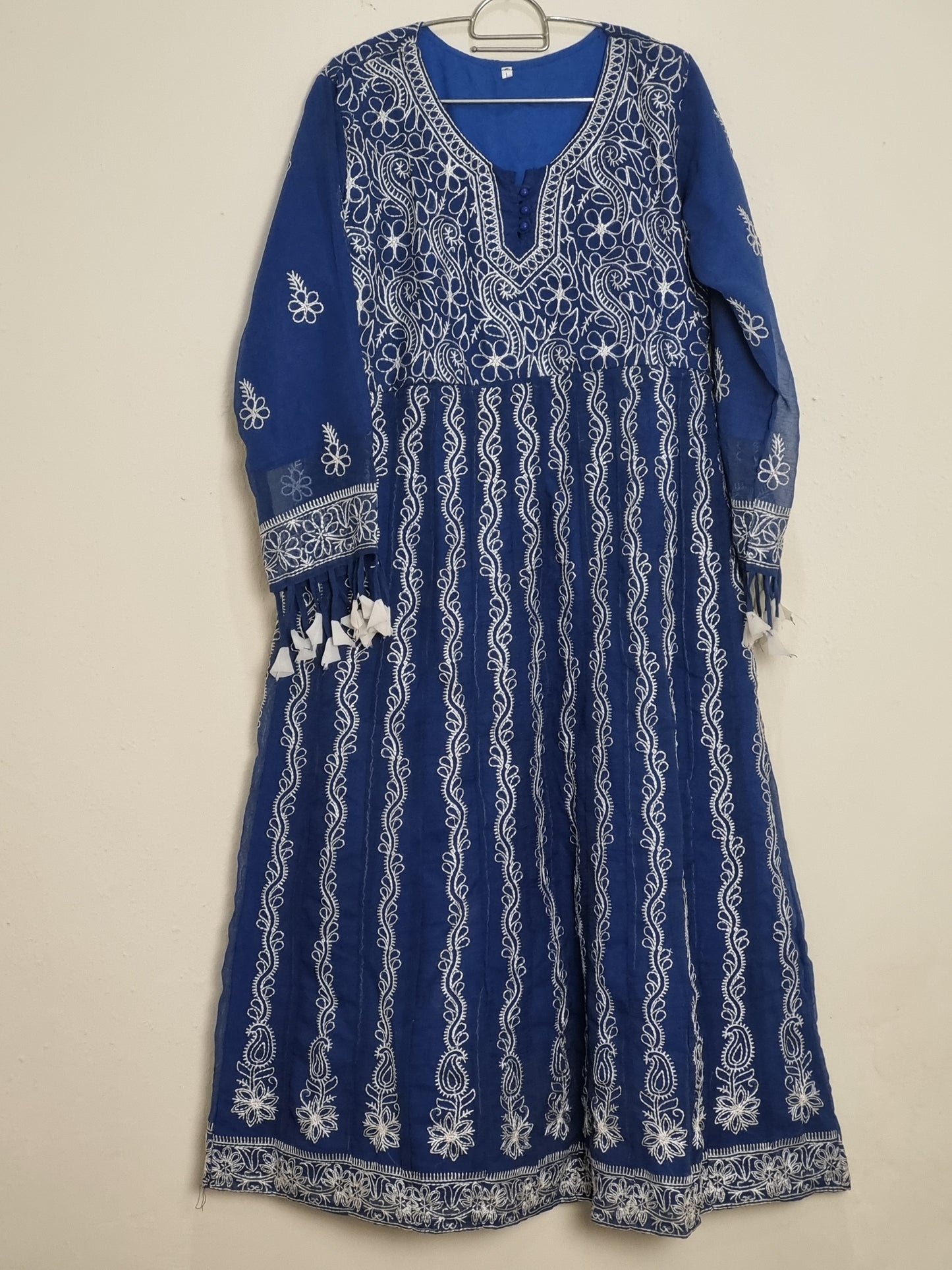 Chiffon Embroidered long frock