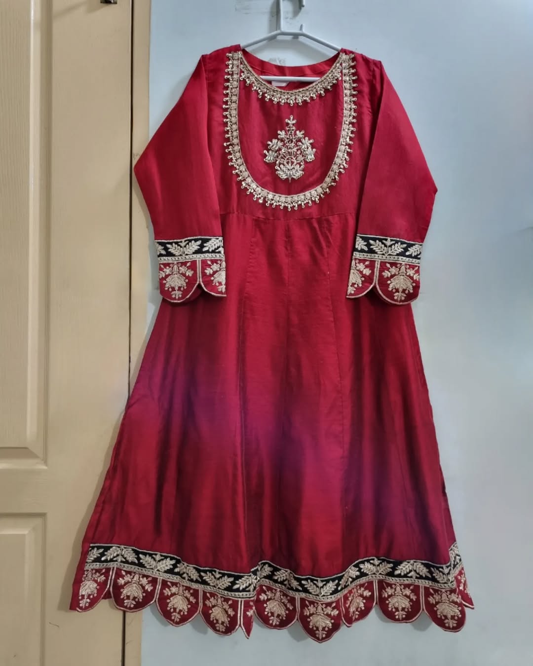 Khaadi net long frock
