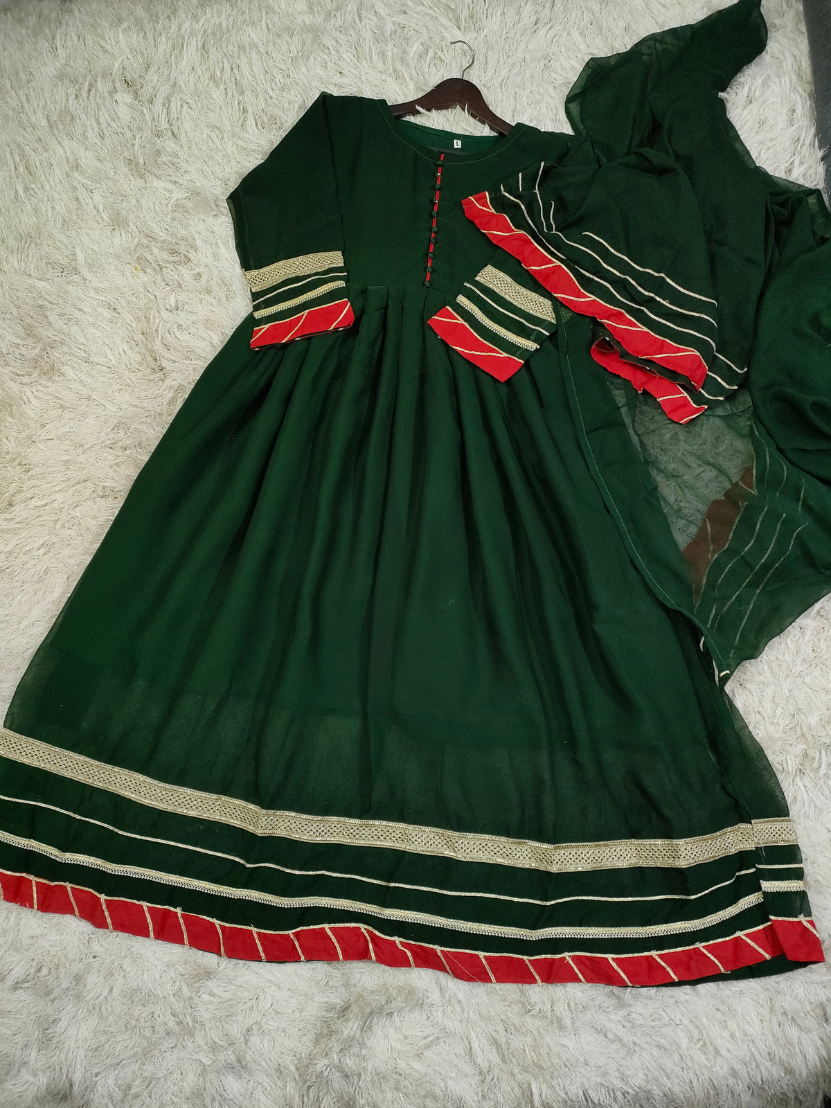 Chiffon 2pc green