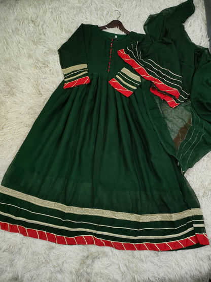 Chiffon 2pc green