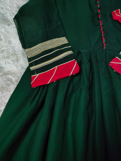 Chiffon 2pc green