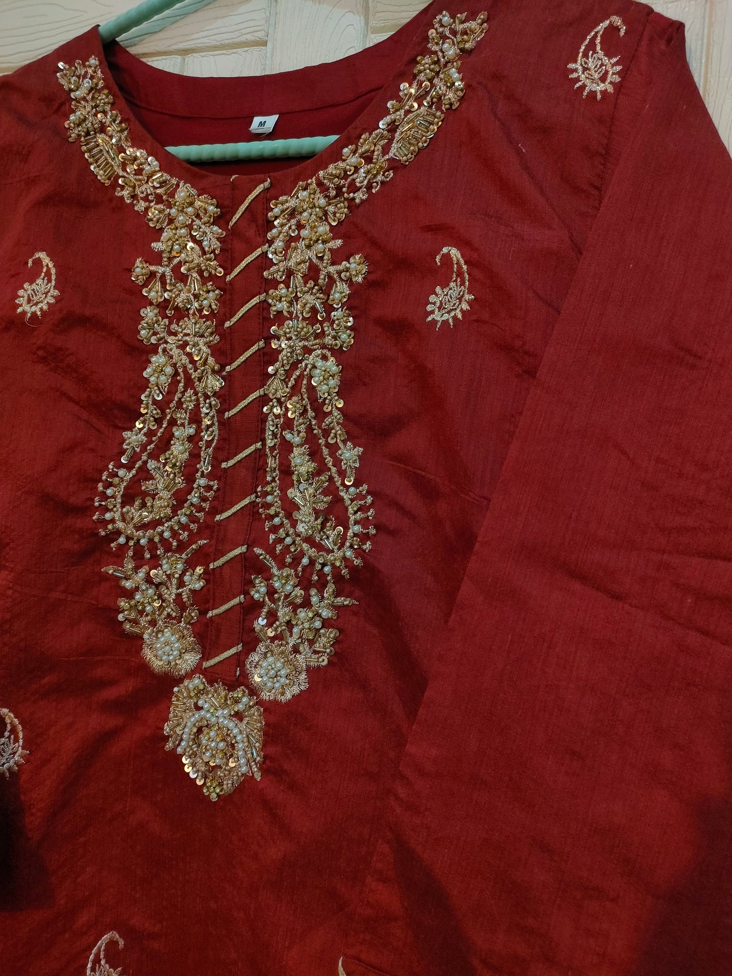 Hand embroidered shirt