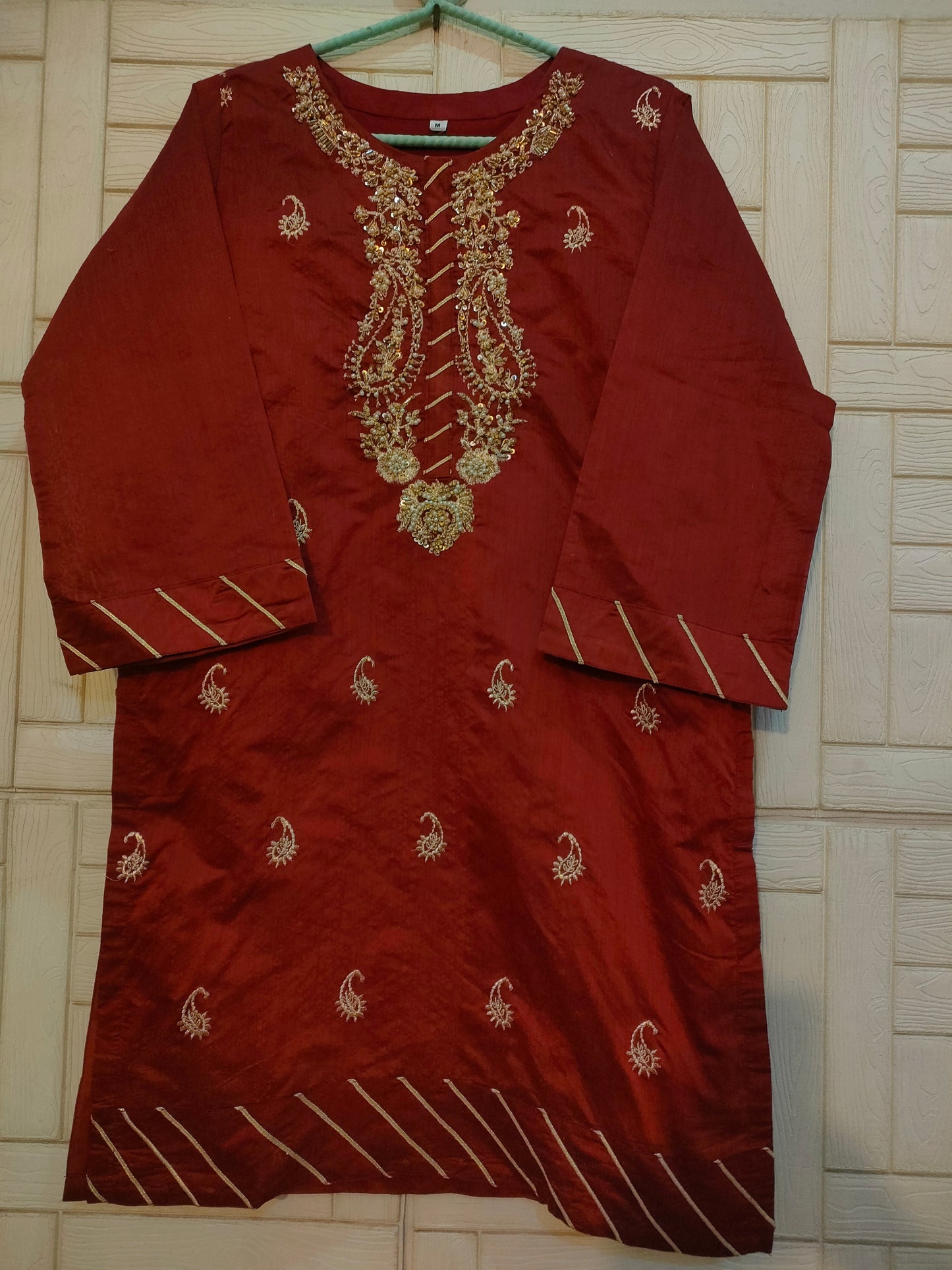 Hand embroidered shirt