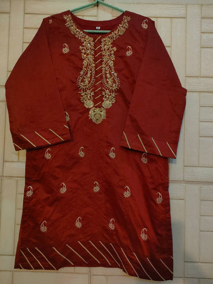 Hand embroidered shirt