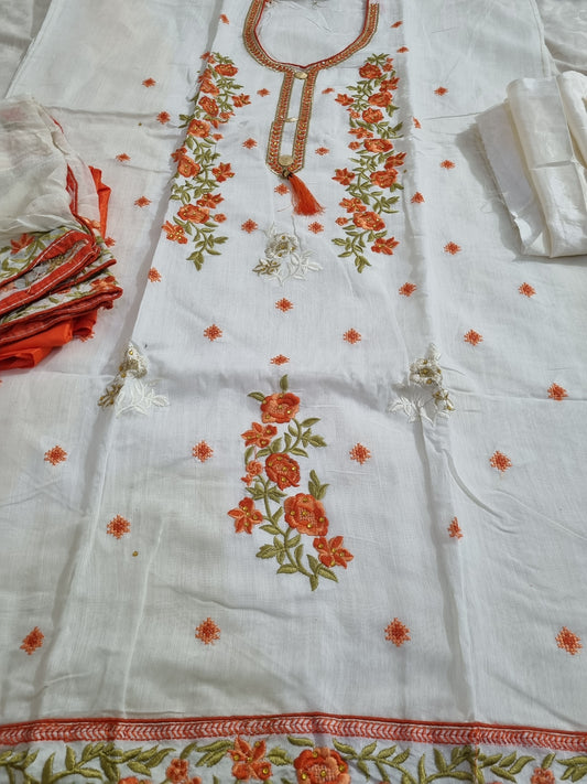 Indian white 3pc