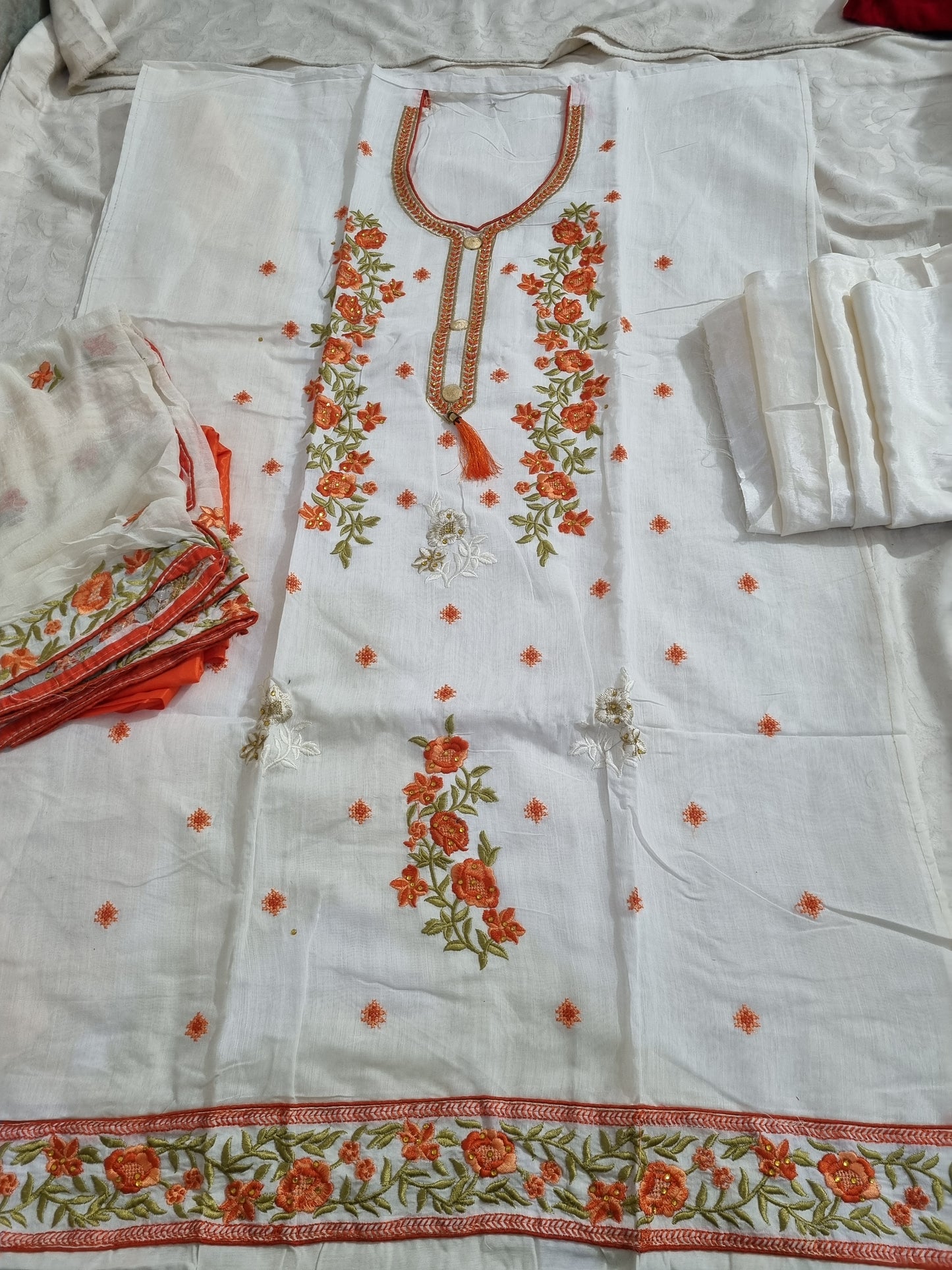 Indian white 3pc