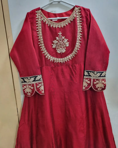 Khaadi net long frock