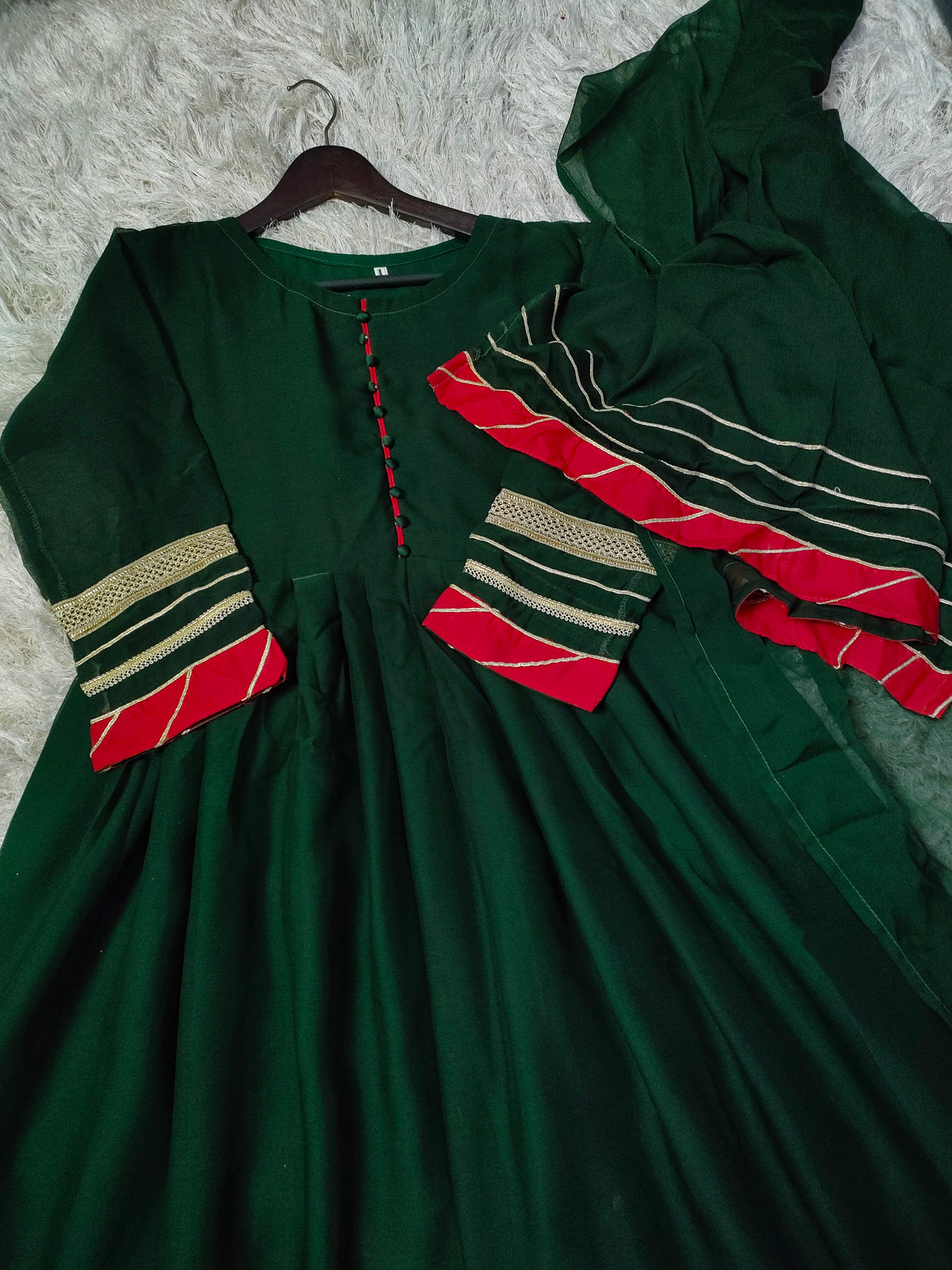Chiffon 2pc green