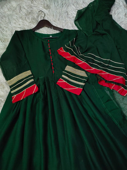 Chiffon 2pc green