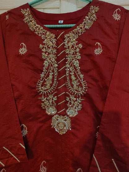 Hand embroidered shirt