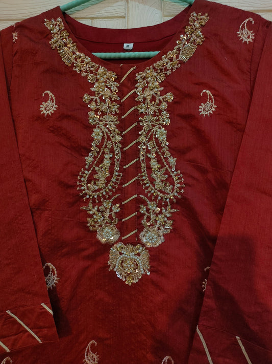 Hand embroidered shirt